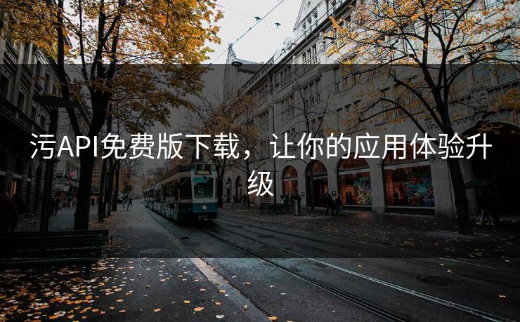 污API免费版下载，让你的应用体验升级